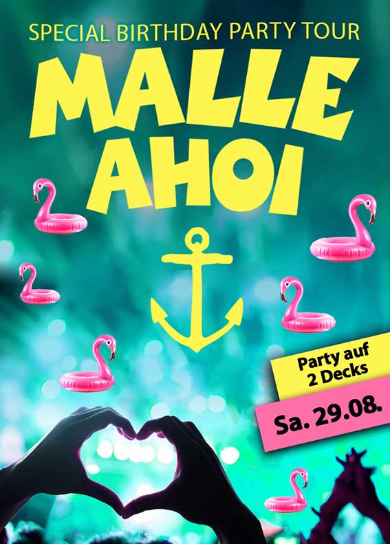 29.08. Malle Ahoi Partyboot Birthday web